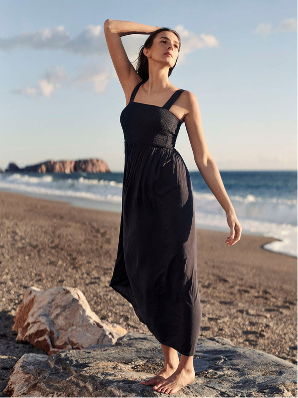 Moodo Moodo tamnoplava ženska haljina