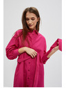 Moodo Ružičasta Moodo ženska haljina-košulja