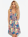 numoco Haljina A kroja s dekolteom - uzorak u boji Numoco