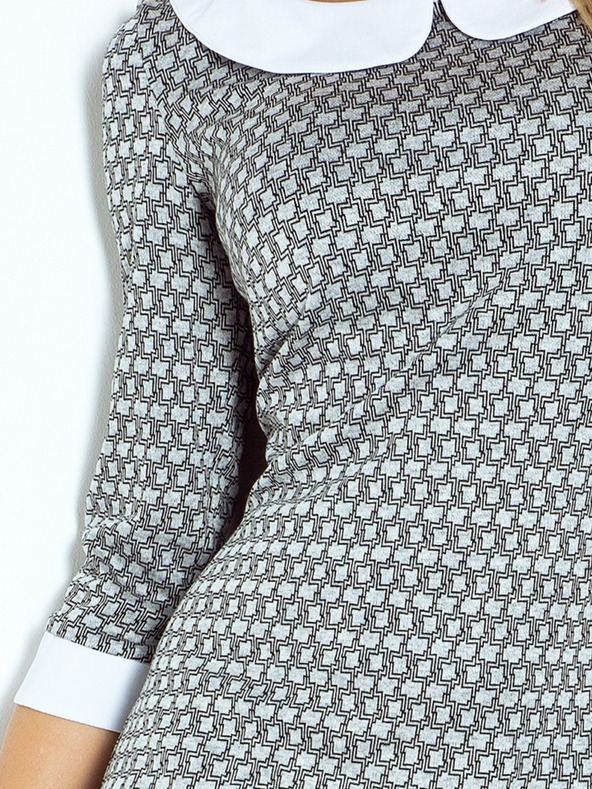 numoco Haljina s kragnom - siva Numoco