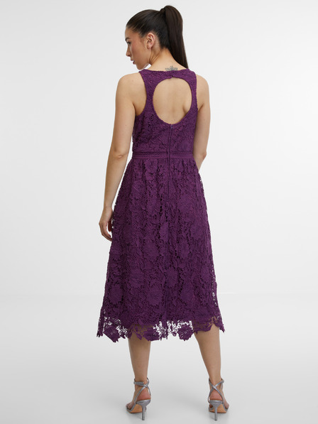 Orsay Ljubičasta ženska haljina od čipke ORSAY