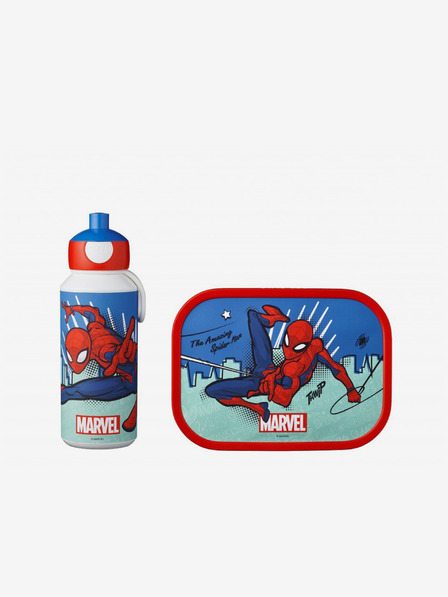 Mepal Plavo-crveni snack set za djecu Mepal Campus Spiderman