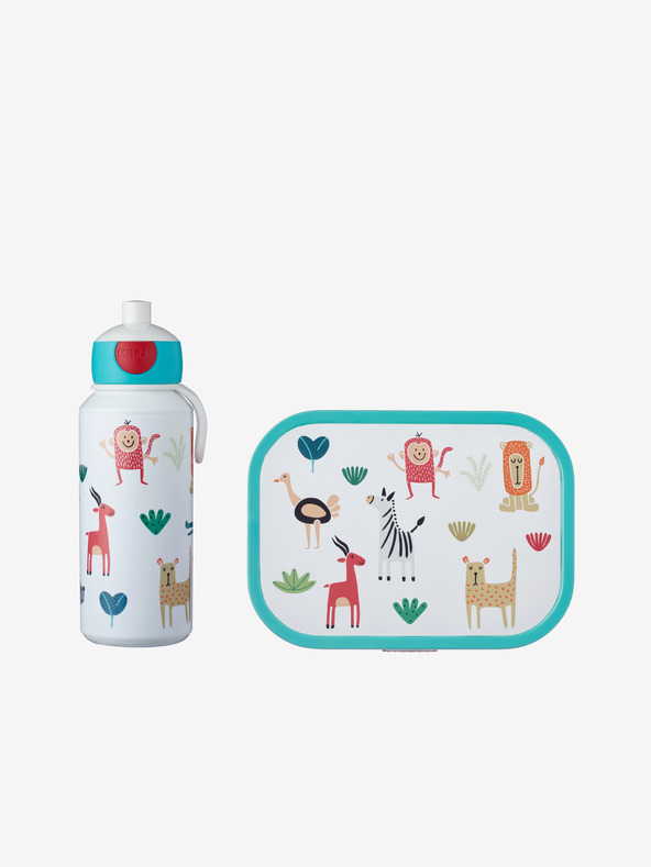 Mepal Plavo-bijeli set grickalica za djecu Mepal Campus Prijatelji životinja