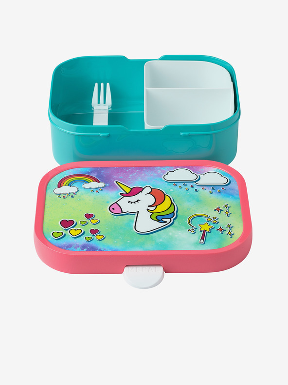Mepal Svijetlo plavi set za užinu za djecu Mepal Campus Unicorn