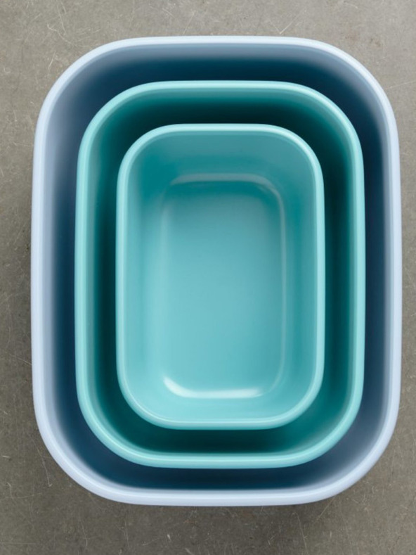 Mepal Set tri posude u sivoj boji Mepal Cirqula (500 + 1000 + 2000 ml)