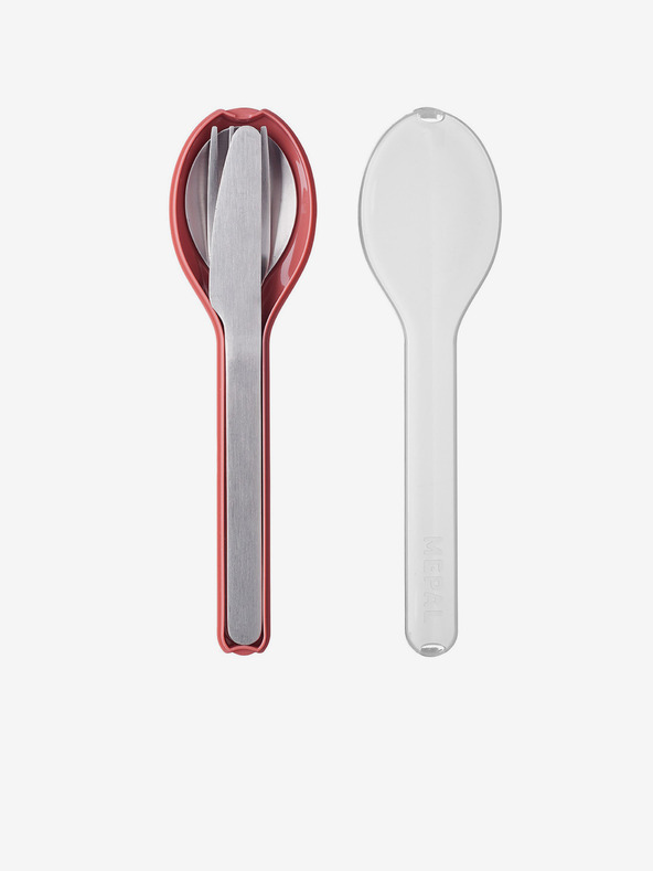 Mepal Set putnog pribora za jelo od nehrđajućeg čelika u sivoj boji Mepal Ellipse