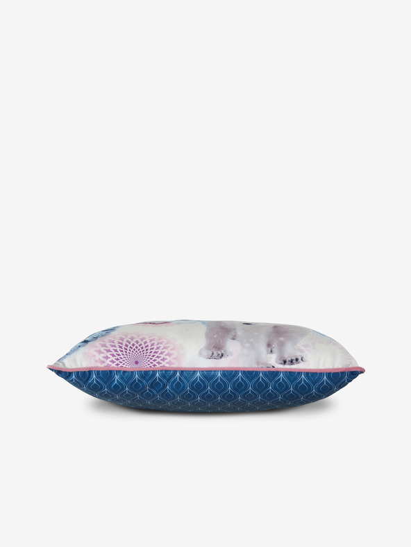 Hip Bedding 48 cm - plavi dvostrani jastuk Home Hip Kodiak s uzorkom
