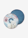 Hip Bedding Promjer 55 cm - Home Hip Kodiak plavi dvostrani jastuk s uzorkom