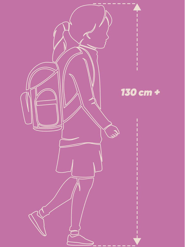 BAAGL  Crni školski ruksak Cubic Wednesday Baagl