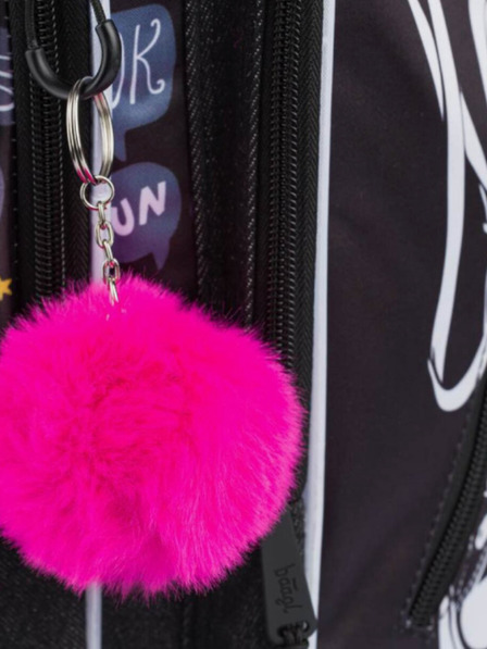 BAAGL  Crni školski ruksak Cubic Sneakers Baagl