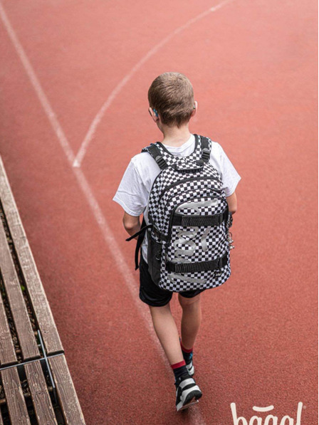 BAAGL  Crni školski ruksak Skate Ska Baagl