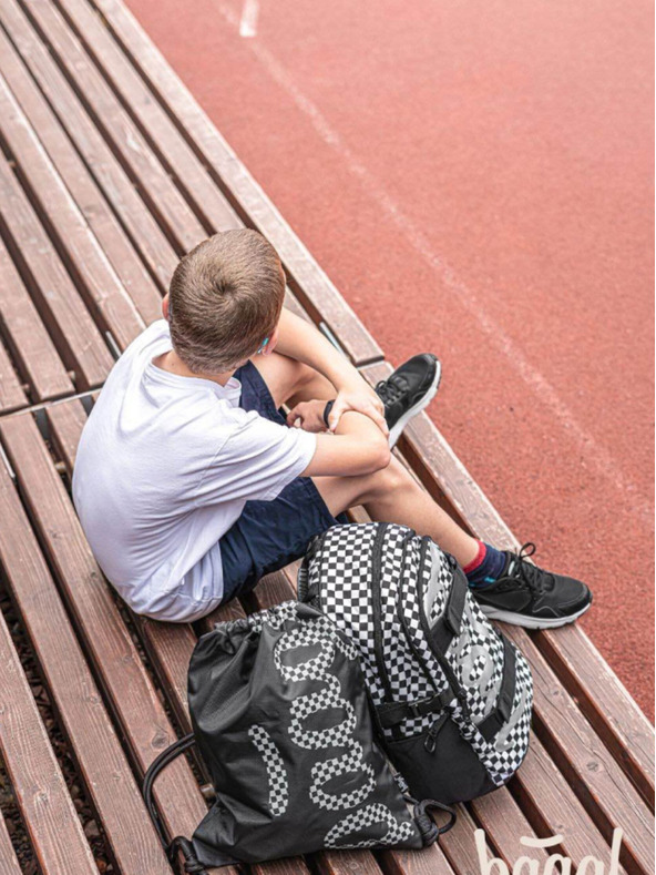 BAAGL  Crni školski ruksak Skate Ska Baagl