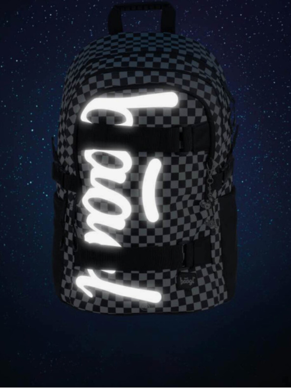 BAAGL  Crni školski ruksak Skate Ska Baagl