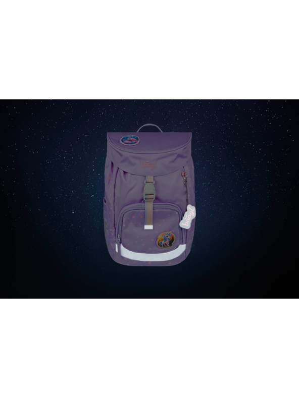BAAGL  Ljubičasti školski ruksak Airy Pets Baagl