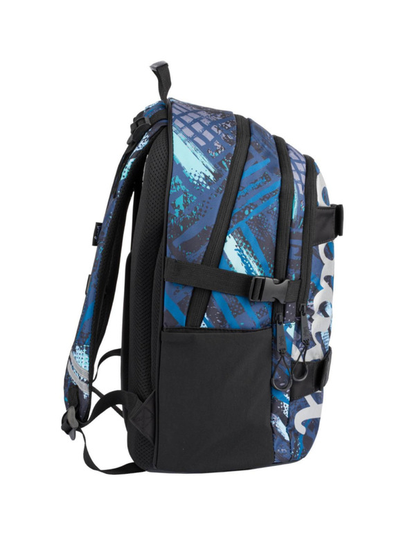 BAAGL  Plavi školski ruksak Skate Structures Baagl