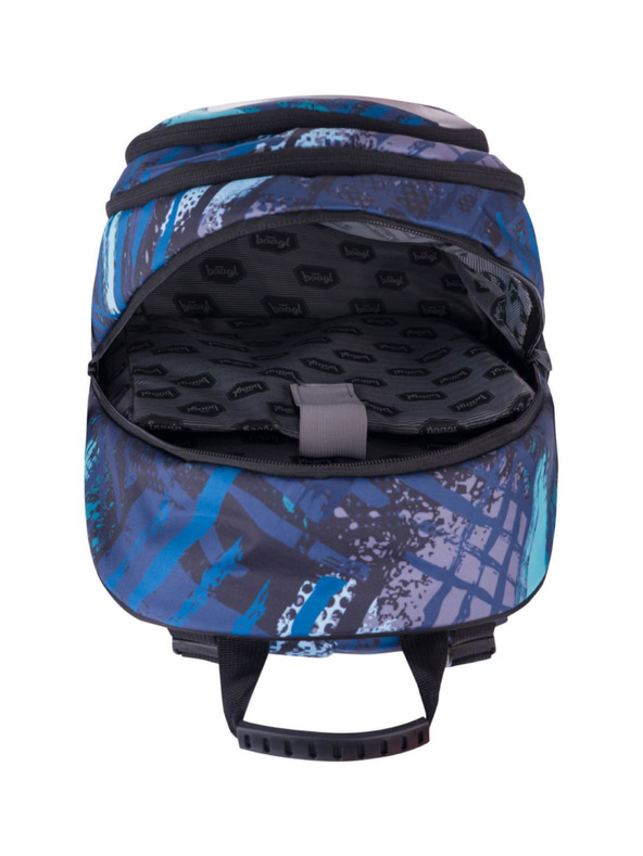BAAGL  Plavi školski ruksak Skate Structures Baagl