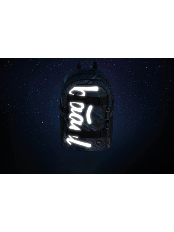 BAAGL  Plavi školski ruksak Skate Structures Baagl