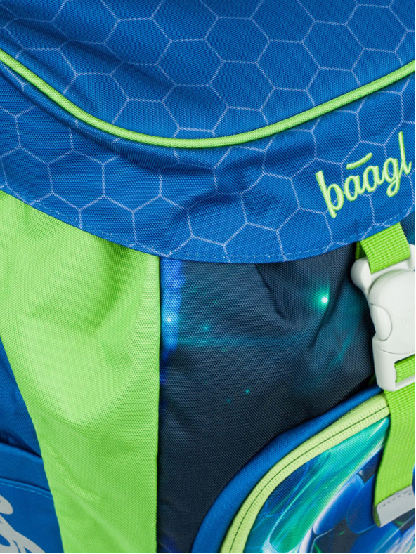 BAAGL  Plavi školski ruksak Prozračna nogometna lopta Baagl