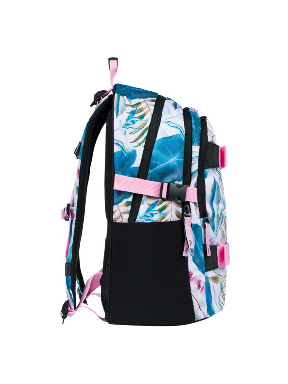 BAAGL  Purple Skate Leafs Baagl školski ruksak