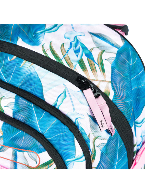 BAAGL  Purple Skate Leafs Baagl školski ruksak