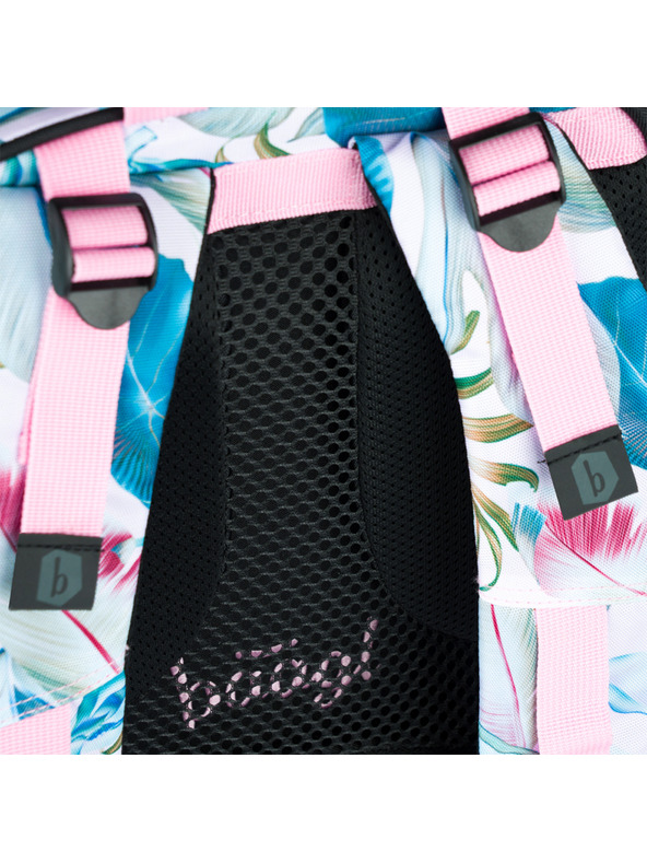 BAAGL  Purple Skate Leafs Baagl školski ruksak