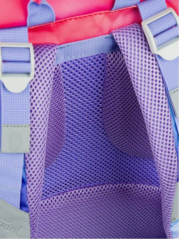 BAAGL  Crveni školski ruksak Airy Hippie Baagl