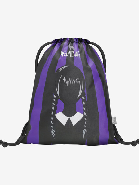 BAAGL  Black 3 SET Cubic Wednesday: ruksak, pernica i torba Baagl