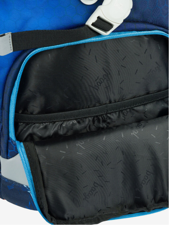 BAAGL  Plavi školski ruksak Airy Motorbike Baagl