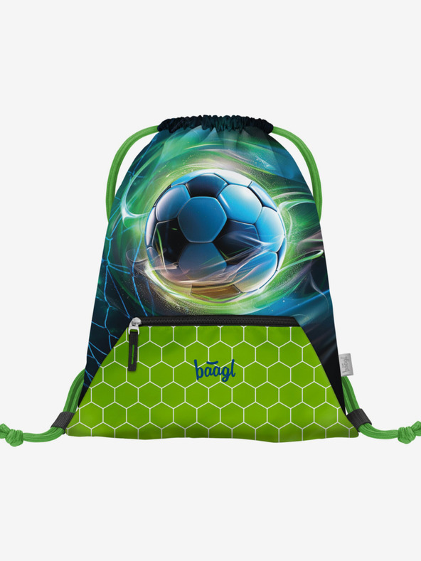 BAAGL  Blue 3 SET Airy Football Ball: ruksak, pernica, torba Baagl