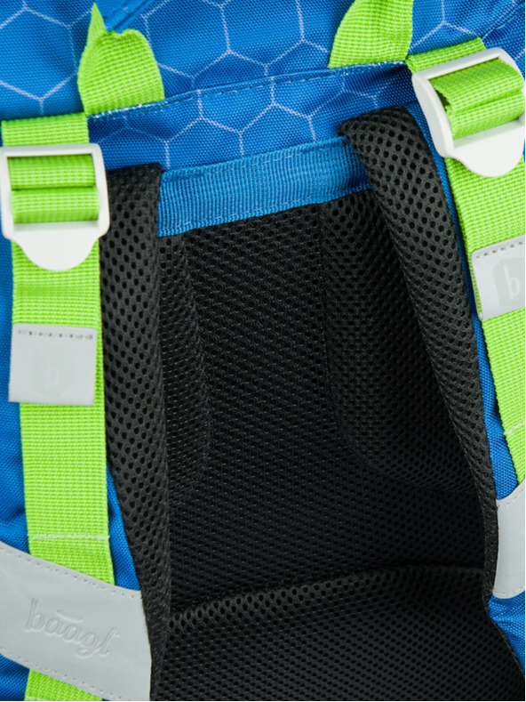 BAAGL  Blue 3 SET Airy Football Ball: ruksak, pernica, torba Baagl