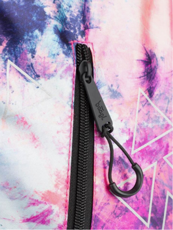 BAAGL  Pink školski ruksak Cubic Abstract Baagl