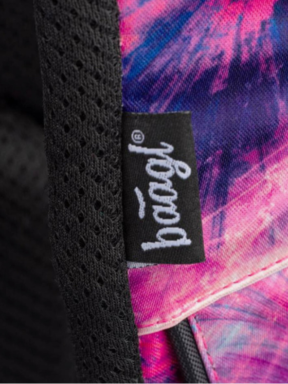 BAAGL  Pink školski ruksak Cubic Abstract Baagl