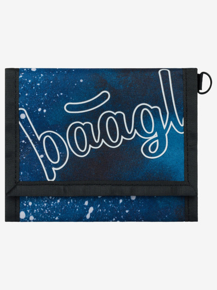 BAAGL  Plavi novčanik Baagl Steel