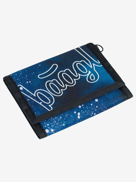 BAAGL  Plavi novčanik Baagl Steel