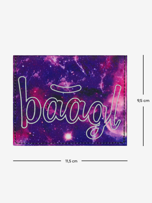 BAAGL  Baagl Galaxy ljubičasti studentski novčanik