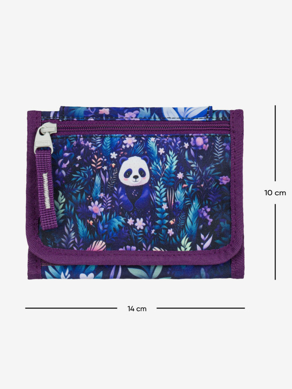 BAAGL  Ljubičasti novčanik oko vrata Baagl Jungle Panda