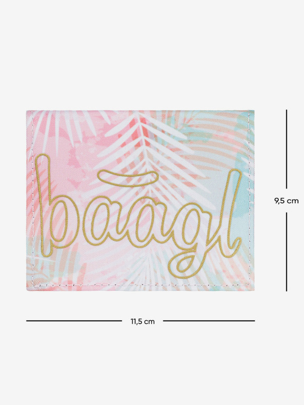 BAAGL  Baagl Sunset ružičasti studentski novčanik