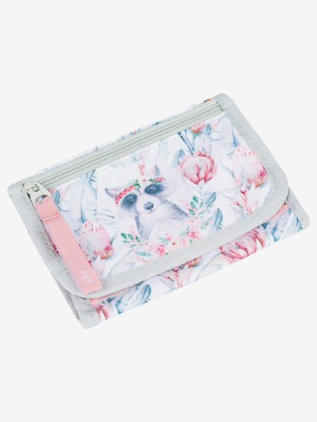 BAAGL  Bijeli Baagl novčanik s rakunskim vratom