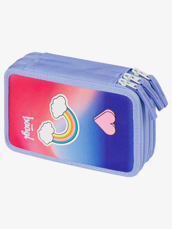 BAAGL  Troslojna školska torbica Purple Hippie Baagl