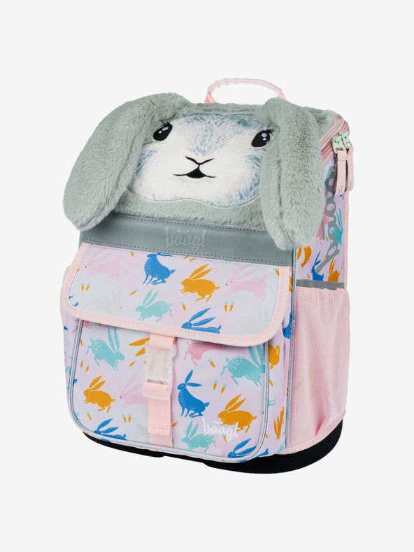 BAAGL  Bež 3 SET Zippy Bunny: aktovka, pernica, Baagl torba