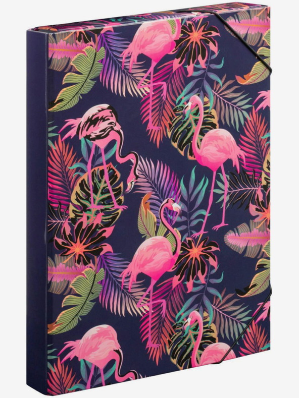 BAAGL  Plave ploče za školske bilježnice A4 Jumbo Flamingos Baagl