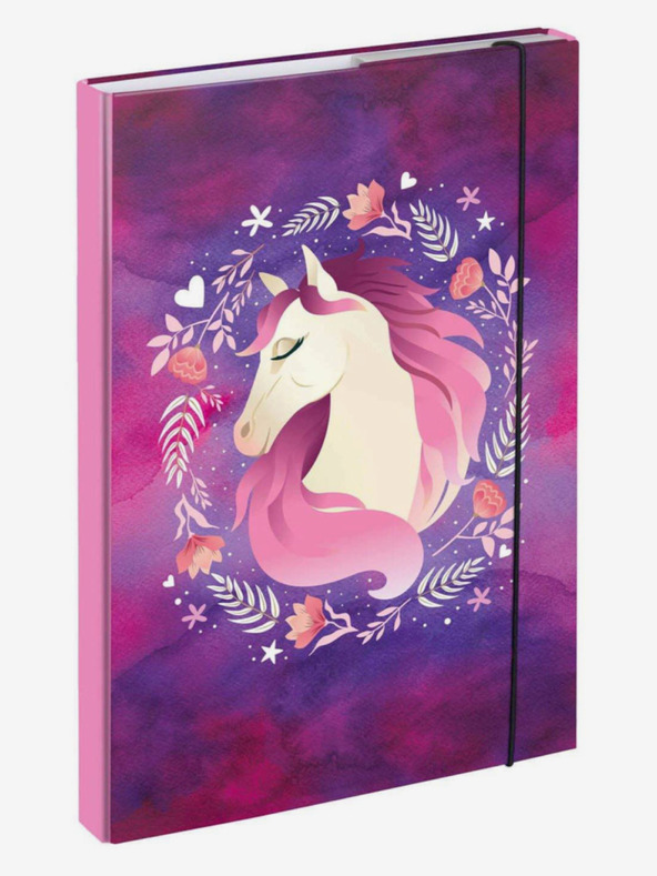 BAAGL  Ljubičaste ploče za školske bilježnice A4 Horse Baagl