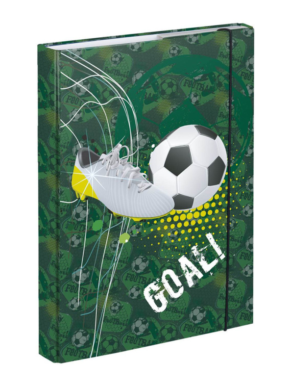 BAAGL  Zelene table za školske bilježnice A5 Football Baagl