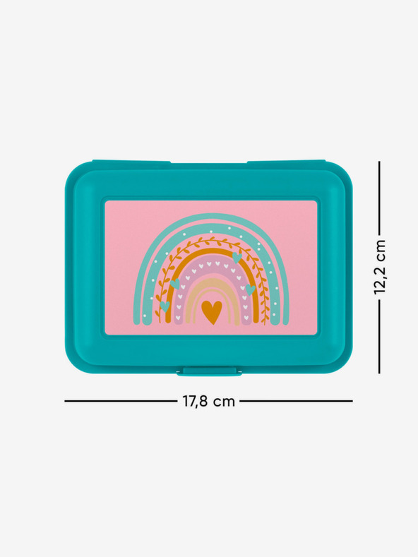 BAAGL  Kutija za grickalice Blue Rainbow Tirkizni Baagl