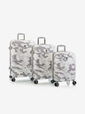 Heys Set od tri bijela Heys White Camo putna kofera S,M,L