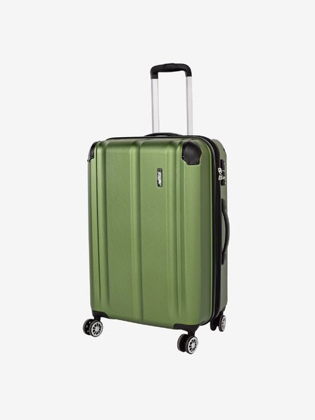Travelite Travelite City 4w M Green kofer