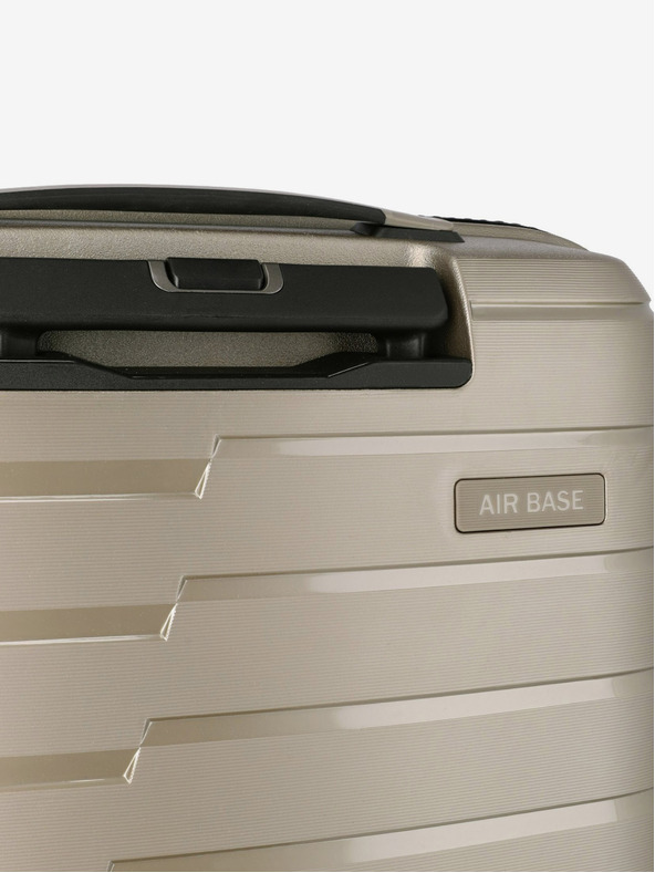 Travelite Bež putni kovčeg Travelite Air Base 4w S Prednji džep Champagne