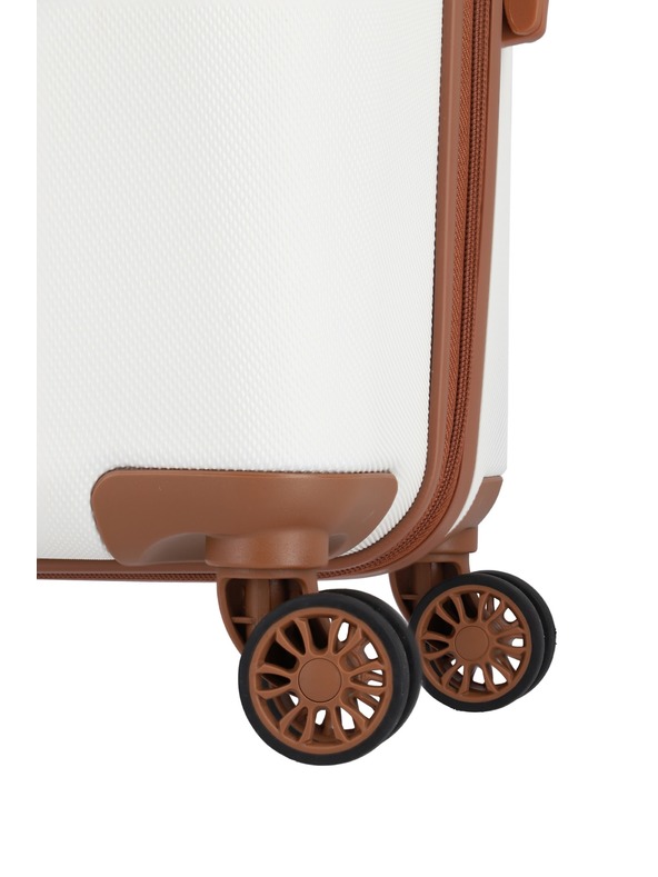 Travelite Putni kovčeg Travelite Bali L White/Cognac