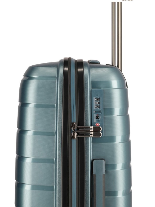 Travelite Travelite Air Base L ledeno plavi kofer