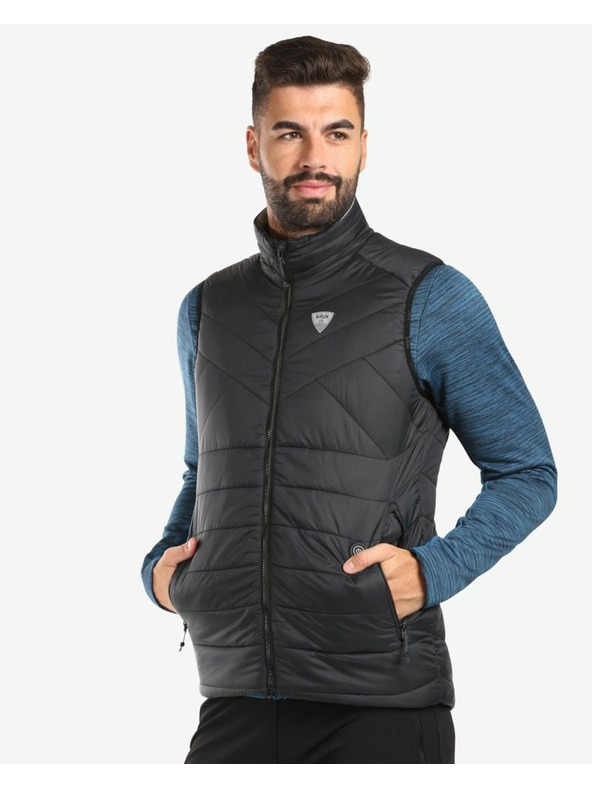 Kilpi Muški prsluk s integriranim grijačima Kilpi HEATEO-M Black